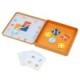 Find the Way Travel Game for Kids – 9 Magnetic Tiles, Metal Tin