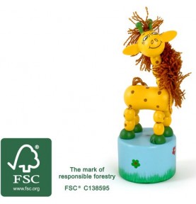 Savannah Animals Wakouwa Wooden Push Toy - Overview of Montessori learning set