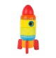 Wooden Rocket Stacking Ring Tower