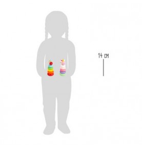Wooden Lighthouse Stacking Rings Toy - View 3