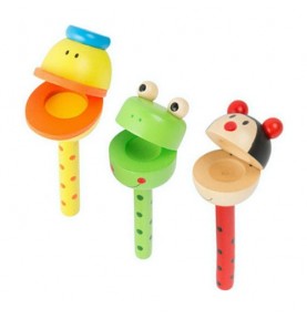 Children's Wooden Sea Animal Castanets - View 1