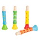 Wooden Toy Trumpet - Sensory Wind Instrument for Kids