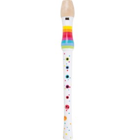 Hand-Painted Wooden Recorder Flute - Montessori Educational Toy