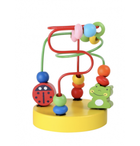 Safari Wooden Motor Skills Activity Bead Maze - View 1