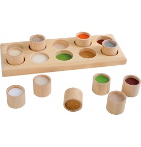 Montessori sensory touch base - Wooden Educational Toy