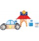 Wooden Police Station & Car Construction Playset