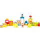 Arabian Nights Palace Wooden Building Blocks Set - 54 Pieces