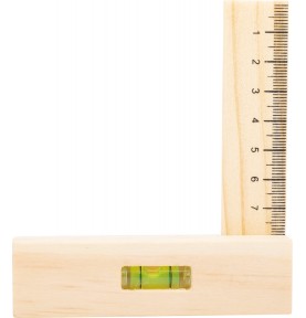 Deluxe Wooden Toolbox Set - Children's Carpentry Toy - Close-up details of natural materials