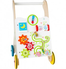 Multi-Activity Wooden Baby Walker - Flying Animals - Overview of Montessori learning set