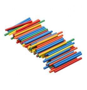 Wooden Counting Sticks - 100-Piece Math Rods Set - Montessori Educational Toy
