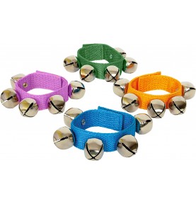 Baby Wrist & Ankle Bell Rattle - Montessori Strap Toy - Wooden Educational Toy
