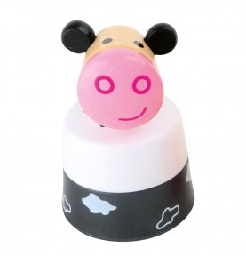 Wooden Farm Animal Sound Figurines - Montessori Educational Toy