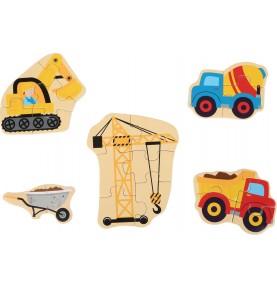 Mini Wooden Forest Animals Jigsaw Puzzle - 24 Pieces - View 2