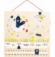 Wooden Learning Calendar & Teaching Clock Board