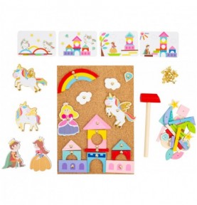 Hammer & Tack Tap-Tap Art Cork Board Playset - Overview of Montessori learning set