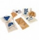 Set of 4 Wooden Brain Teaser Puzzles in Pouch