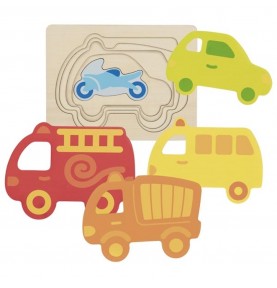 Montessori Layered Wooden Growth Puzzle - Product in use view 8