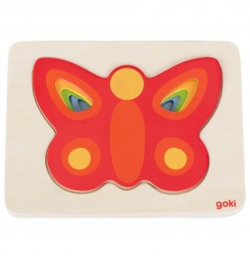 Montessori Layered Wooden Growth Puzzle - Overview of educational learning set