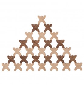 Montessori Wooden Stacking Acrobats Building Set - View 1