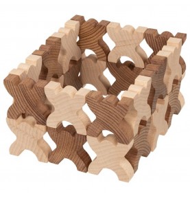 Montessori Wooden Stacking Acrobats Building Set - View 2