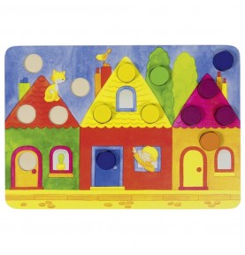 Montessori Colour Matching Cylinder Puzzle - Product in use view 6