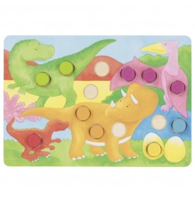 Montessori Colour Matching Cylinder Puzzle - Product in use view 13