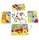 Wooden Colour Matching Lotto Game - 4 Boards