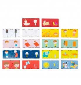 Montessori Memory & Language Matching Cards - Product in use view 7