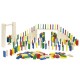 Wooden Domino Rally Set - 250 Multicoloured Pieces