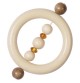 Natural Baltic Amber & Wood Baby Teething Rattle