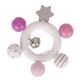 Pastel Wooden Bell Rattle & Teething Ring
