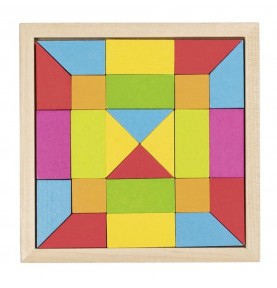 Safari Wooden Mosaic Tangram Puzzle - View 1