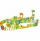 Wooden Domino World Frog Obstacle Course - 145 Pieces