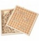 Wooden Word Building Grid & Letter Cubes