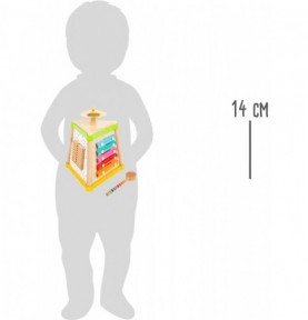 Wooden Activity Musical Tower - 3 Sided - Sensory learning and motor skills details