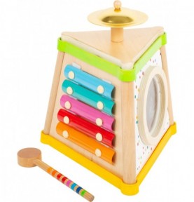 Wooden Activity Musical Tower - 3 Sided - Montessori Educational Toy