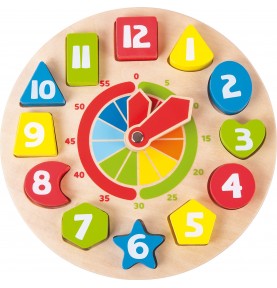 Montessori Wooden Time-Telling Learning Clock Box Set - View 1