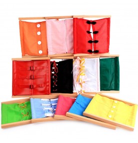 Montessori Dressing Frame - Wooden Educational Toy
