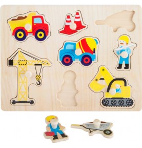 Toddler Wooden Inset Peg Puzzle - Learning Themes - Overview of Montessori learning set