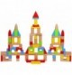 Ice Floe Pastel Wooden Building Blocks - 50 Pieces