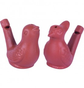 Clay Water Warbler Bird Whistle - Montessori Wooden Educational Toy