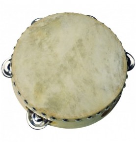 Natural Skin Wooden Tambourine for Children - Montessori Educational Toy