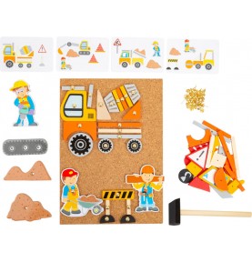 Hammer & Tack Tap-Tap Art Cork Board Playset - Product in use view 6