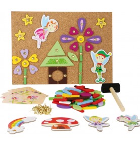 Hammer & Tack Tap-Tap Art Cork Board Playset - Product in use view 8