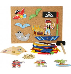 Hammer & Tack Tap-Tap Art Cork Board Playset - Product in use view 16