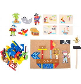 Hammer & Tack Tap-Tap Art Cork Board Playset - Product in use view 17