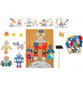 Hammer & Tack Tap-Tap Art Cork Board Playset - Product in use view 24