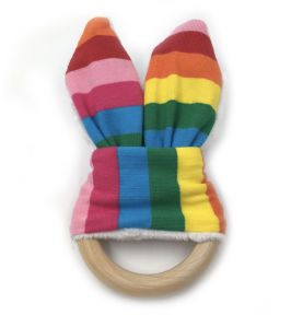 Montessori teething ring - Bunny Ears - Product in use view 15
