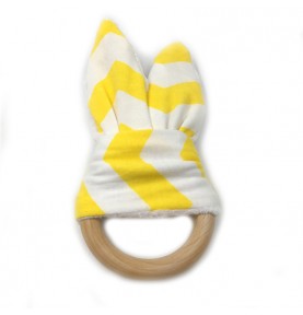 Montessori teething ring - Bunny Ears - Product in use view 21