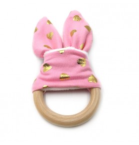 Montessori teething ring - Bunny Ears - Product in use view 26